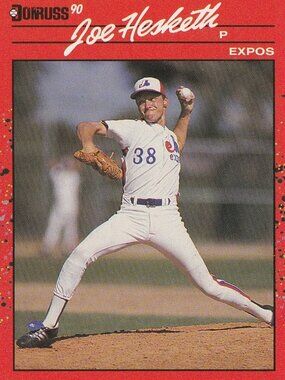 Joe Hesketh - Donruss '90 Baseball Card